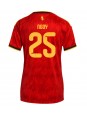 Belgien Nathan Ngoy #25 Heimtrikot für Frauen WM 2026 Kurzarm